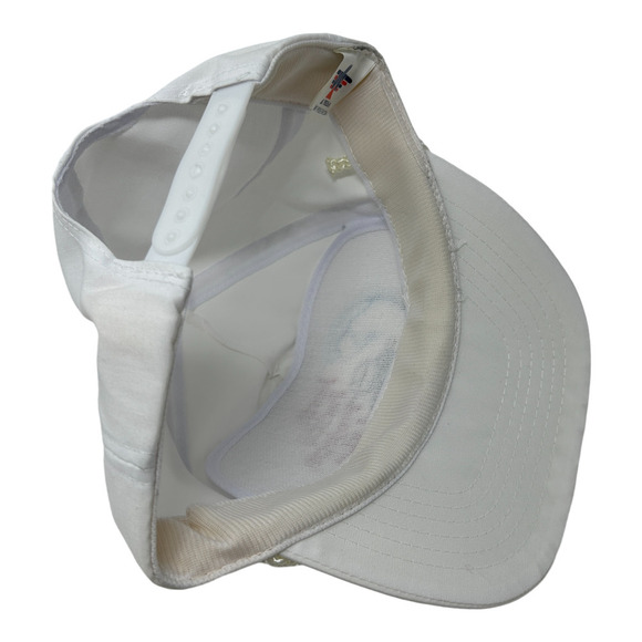 Vintage North Pacific Springs b.c. Canada No Problem Rope Cap Hat Snapback White - Picture 11 of 13